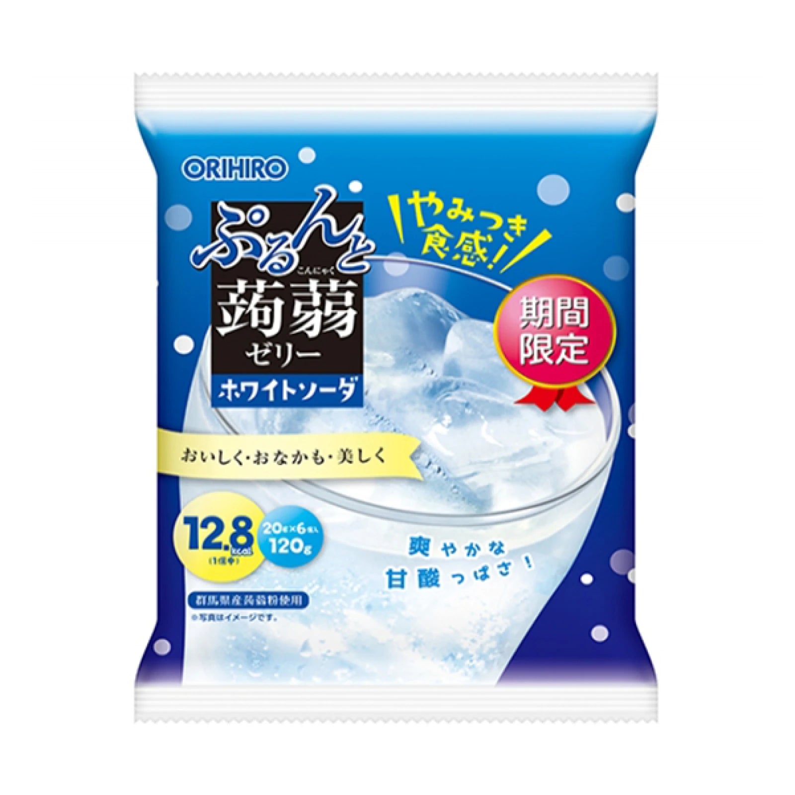 오리히로 탱글탱글 곤약젤리 파우치 화이트 소다(기간한정) 6개입
