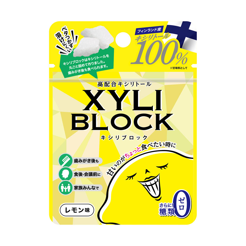 청량과자 크실리톨 자일리블록 옥틸레몬 22g