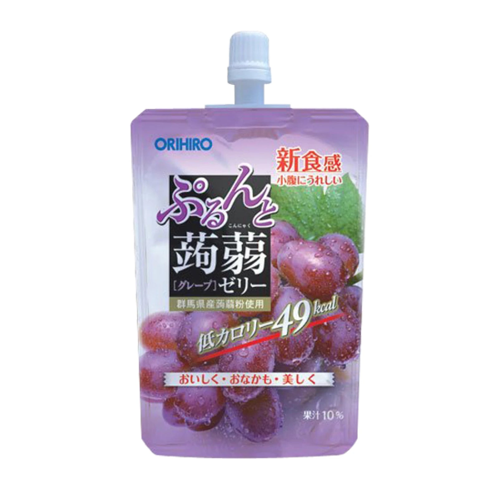 오리히로 곤약젤리 스탠딩 포도맛 130g