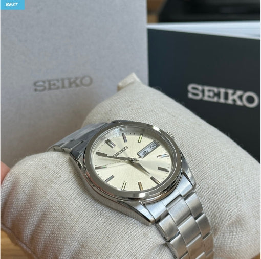 [관세포함] 세이코 손목시계 SBTH007 샴페인 골드 쿼츠 남성 메탈 시계