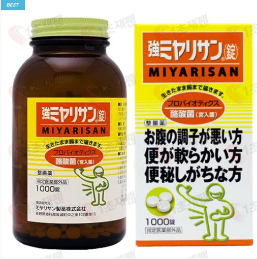 강 미야리산 1000정 일본 낙산균 유산균 강미야리산 프로바이오틱스 [원산지:일본]
