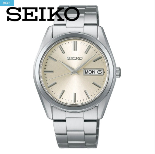 [관세포함] 세이코 손목시계 SBTH007 샴페인 골드 쿼츠 남성 메탈 시계