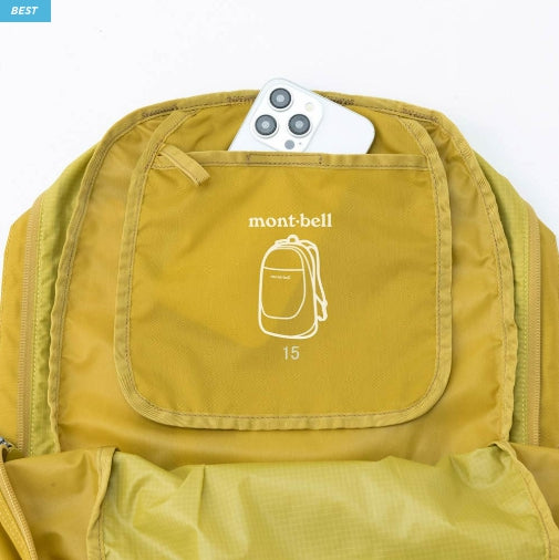 몽벨 백팩 데이팩 가방 15 포켓터블 경량 배낭 가방 접이식